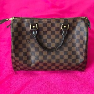 EXCELLENT Louis Vuitton Speedy 30 Damier Ebene